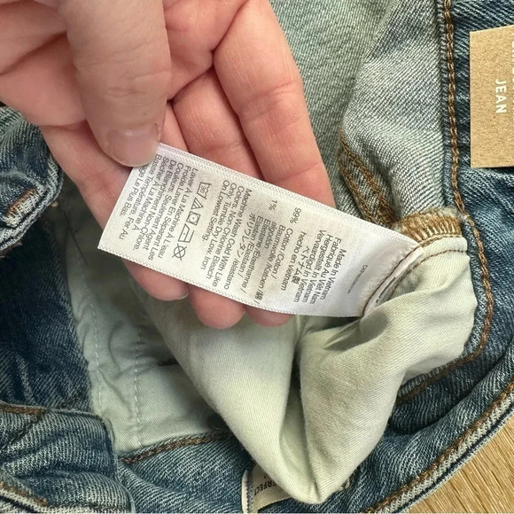 Madewell Mid-Rise Perfect Vintage Jean in Ainsdale Wash w/ Distressing 16W NWT - Picture 5 of 14